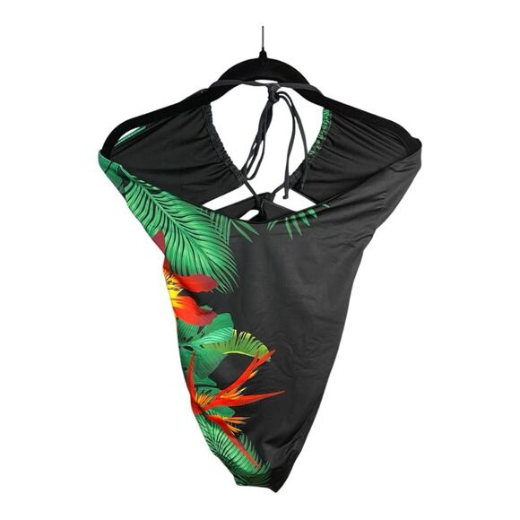 NWT Fredericks of Hollywood Cabarita CutOut Tropical One‎ Piece Swimsuit M NWT - Picture 5 of 7